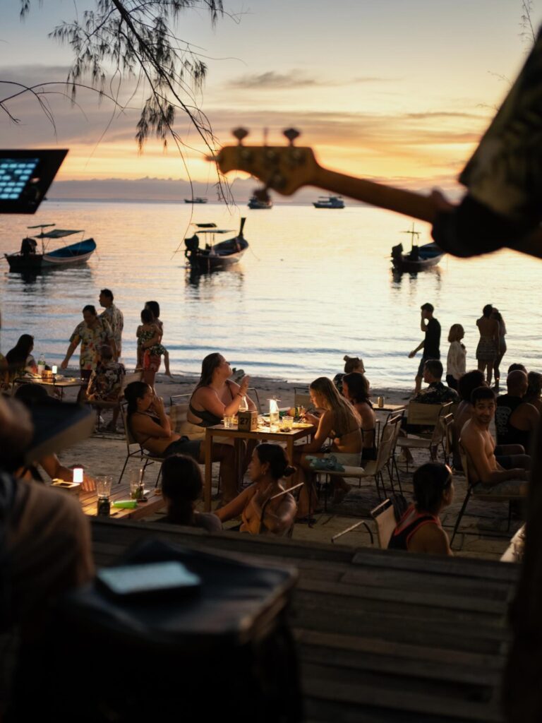 Blue Water Beach Bar & Restaurant in Koh Tao, Thailand