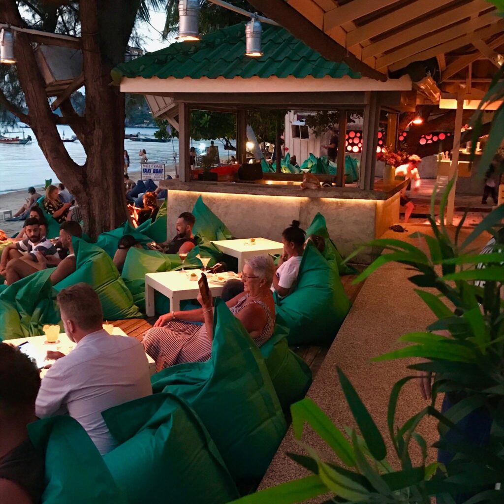 Fizz Beach Club in Koh Tao, Thailand