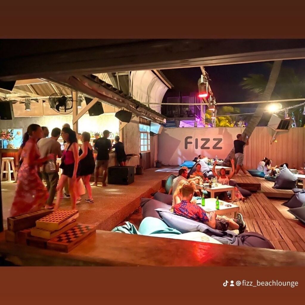 Fizz Beach Club in Koh Tao, Thailand