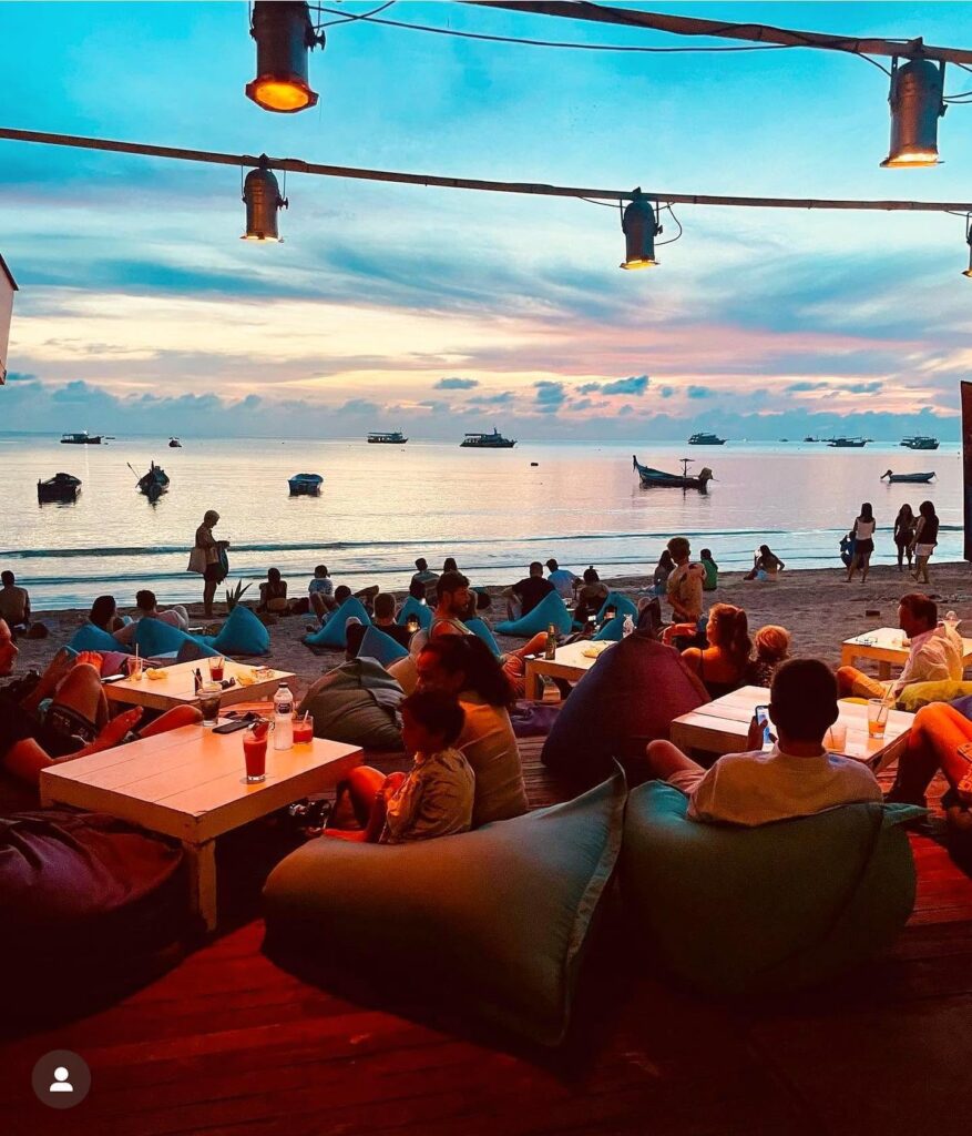Fizz Beach Club in Koh Tao, Thailand