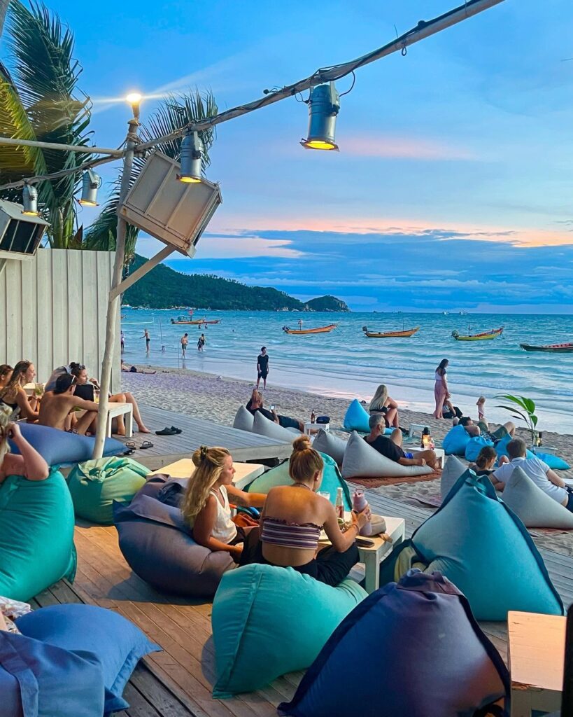 Fizz Beach Club in Koh Tao, Thailand