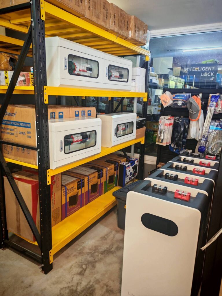 Electrical panels, inverters and solar power equipment available from All Service Koh Tao in Koh Tao, Thailand