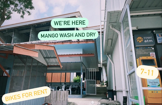 Mango Wash and Dry self-service launderette on Koh Tao